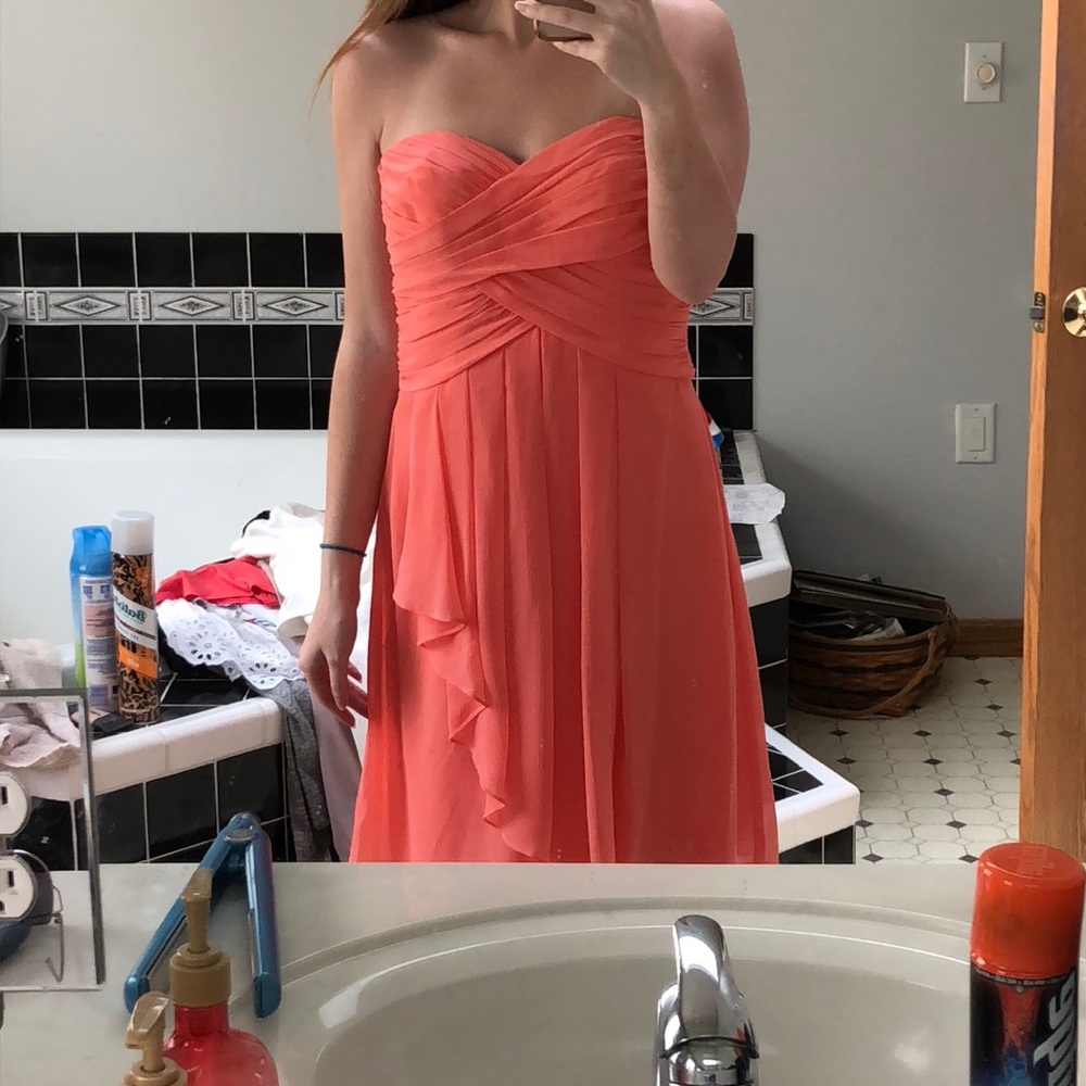 Coral dress